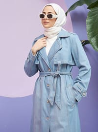 Blue - Trench Coat