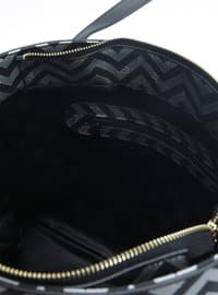 Silver color - black - Shoulder Bags