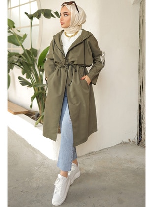 Khaki - Trench Coat - Benguen