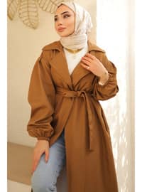 Tan - Trench Coat