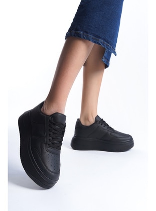 Black - Sports Shoes - Moda Değirmeni