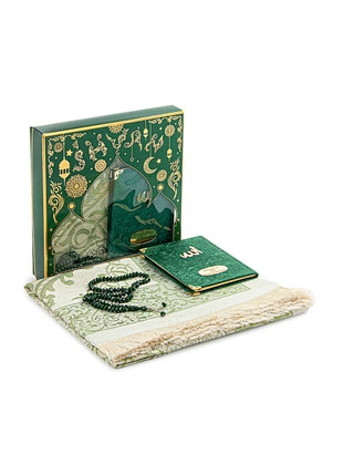 Green - Printed - Prayer Mat - İhvan