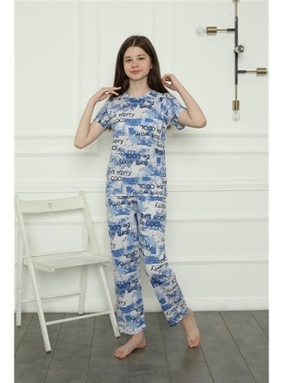 Blue - Girls` Pyjamas - Akbeniz