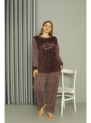 Mink - Plus Size Pyjamas - Akbeniz