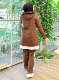 Brown - Plus Size Suit