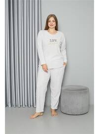 Ecru - Plus Size Pyjamas