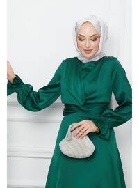 Emerald - Unlined - Modest Evening Dress