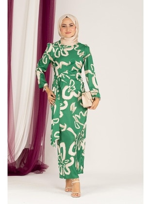 Green - Evening Dresses - Sevitli