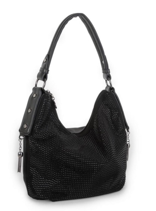 Black - Stone - 400gr - Satchel - Shoulder Bags - Sose Moda
