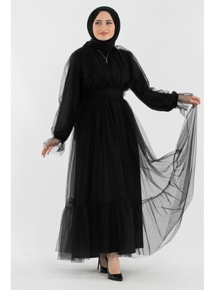 Black - Evening Dresses - Sevitli
