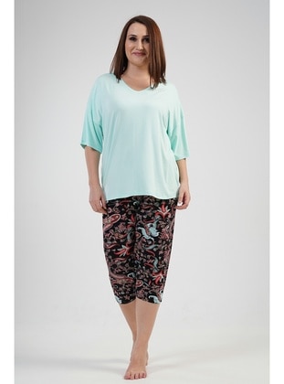 Mint Green - Plus Size Pyjamas - Vienetta