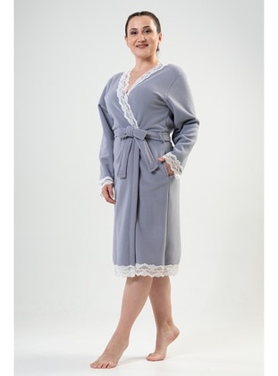 Grey - Morning Robe - Vienetta