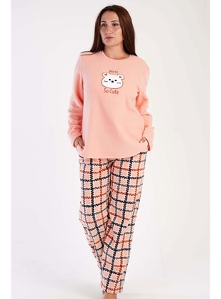 Peach - Plus Size Pyjamas - Vienetta