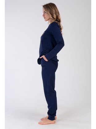 Navy Blue - Pyjama Set - Vienetta