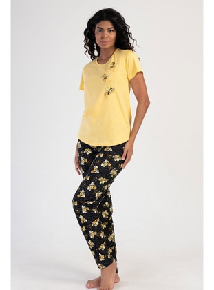 Yellow - Pyjama Set - Vienetta