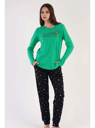 Green - Pyjama Set - Vienetta
