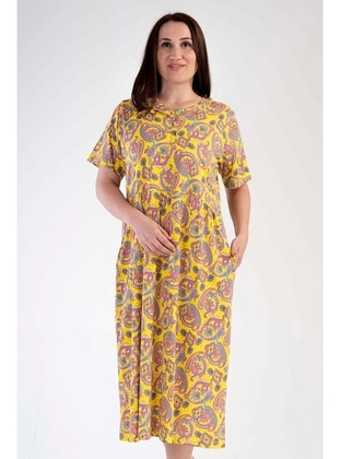 Yellow - Plus Size Pyjamas - Vienetta