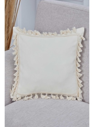 Ecru - Throw Pillow Covers - Aisha`s Design