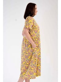 Yellow - Plus Size Pyjamas