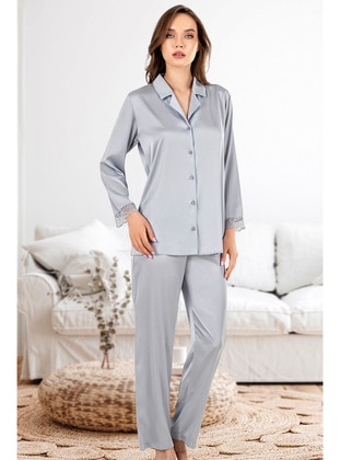 Blue - Pyjama Set - Vienetta
