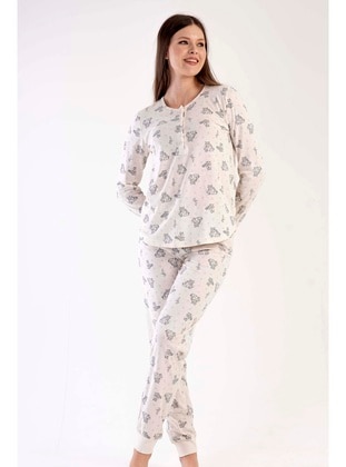 White - Pyjama Set - Vienetta