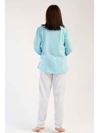 Light Blue - Plus Size Pyjamas