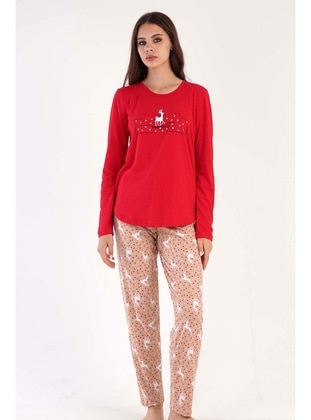 Red - Pyjama Set - Vienetta