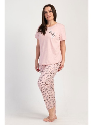 Powder Pink - Plus Size Pyjamas - Vienetta
