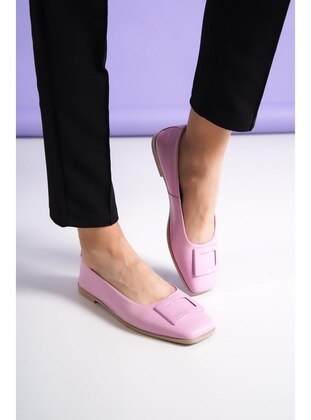 Powder Pink - Flat - 300gr - Flat Shoes - Shoescloud