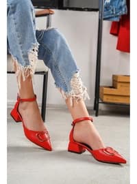 Red - High Heel - Casual Shoes
