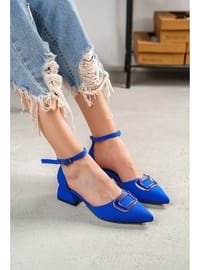 Saxe Blue - High Heel - Casual Shoes