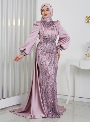 Lilac - Modest Evening Dress - Rana Zenn