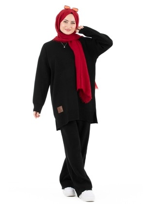 Black - Knit Suits - Sevitli
