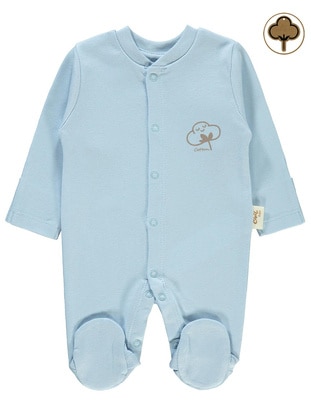 Blue - Baby Sleepsuits - Civil Baby
