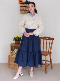 Navy Blue - Skirt