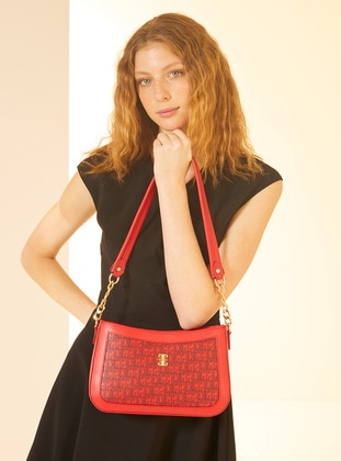 Red - Shoulder Bags - Pierre Cardin