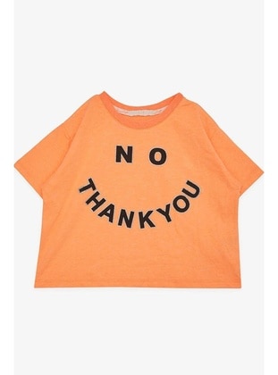 Orange - Girls` T-Shirt - Riccotarz