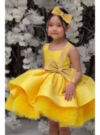 Yellow - Girls` Evening Dress