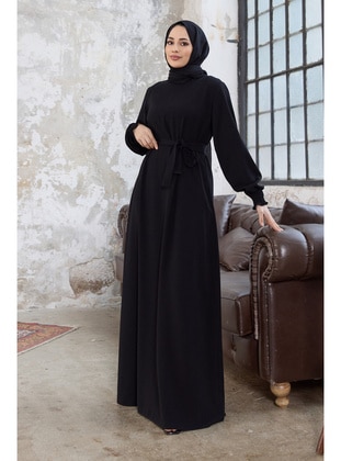 Black - Plus Size Dress - Vavinor