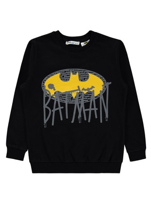 Black - Boys` Sweatshirt - BATMAN