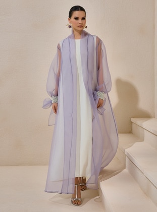 Light Gray - Abaya - AL SHEIKHA