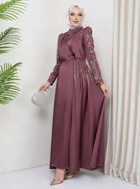 Unlined - Dusty Rose - Evening Dresses