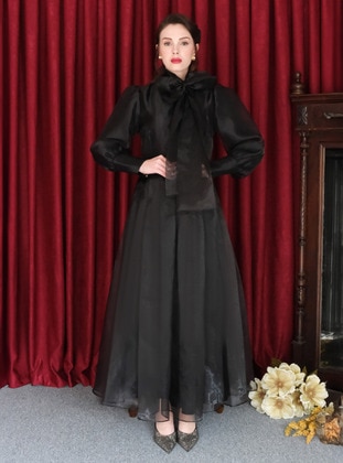 Black - Evening Dresses - Ceylan Otantik