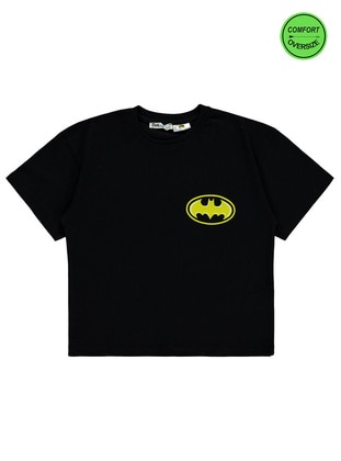 Black - Boys` T-Shirt - BATMAN