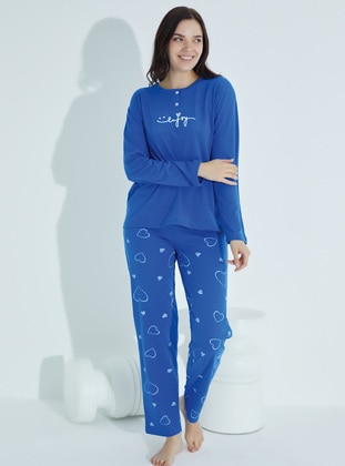 Saxe Blue - Pyjama Set - Tampap