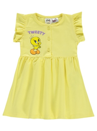 Yellow - Baby Dress - Tweety
