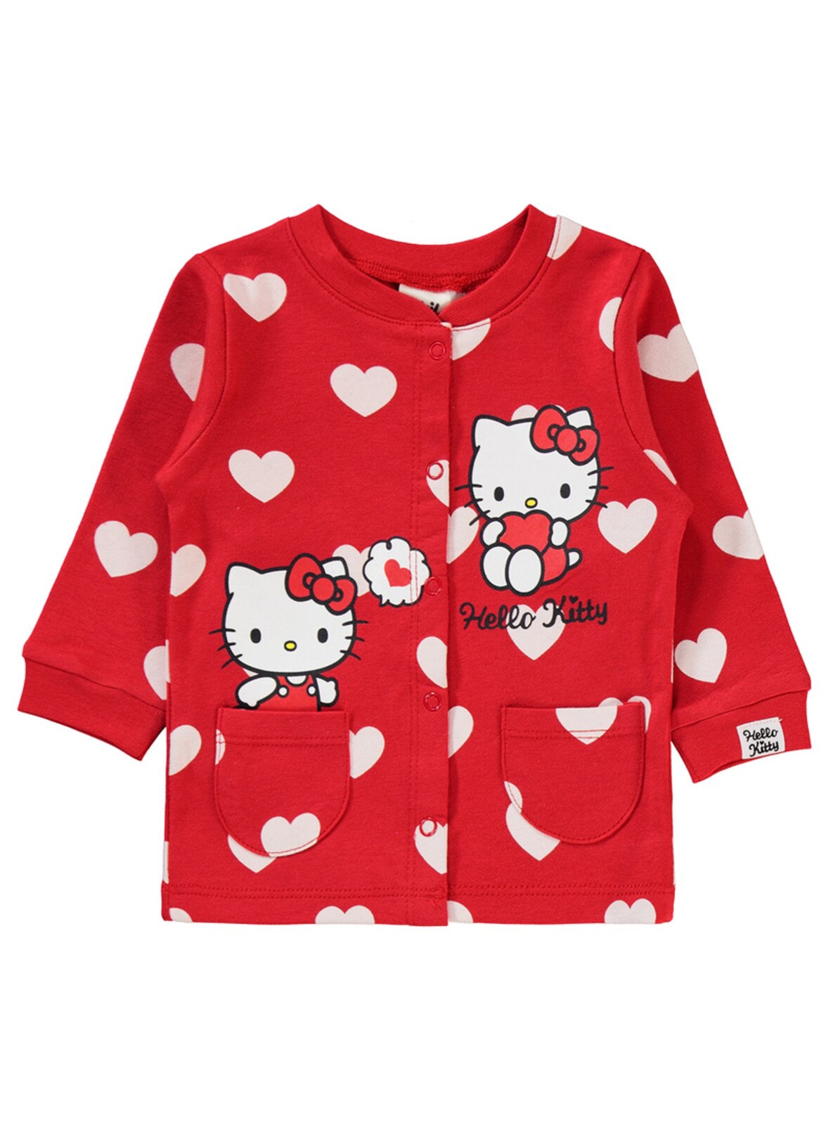 Jaju Baby Lisanslı Hello Kitty Kız Çocuk Somon Renk 3'lü Slip