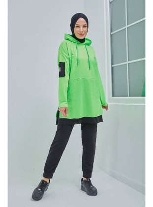 Neon Green - 500gr - Tracksuit Set - Burcu Fashion