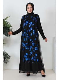 Saxe Blue - Unlined - Plus Size Evening Dress