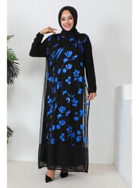 Saxe Blue - Unlined - Plus Size Evening Dress